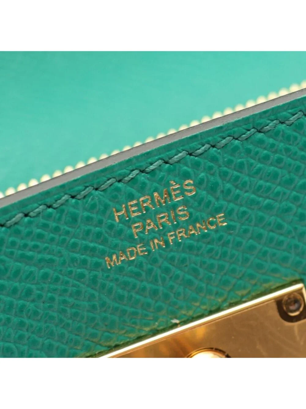 Hermes Shoulder Bag Kelly to Go Vert Jade Long